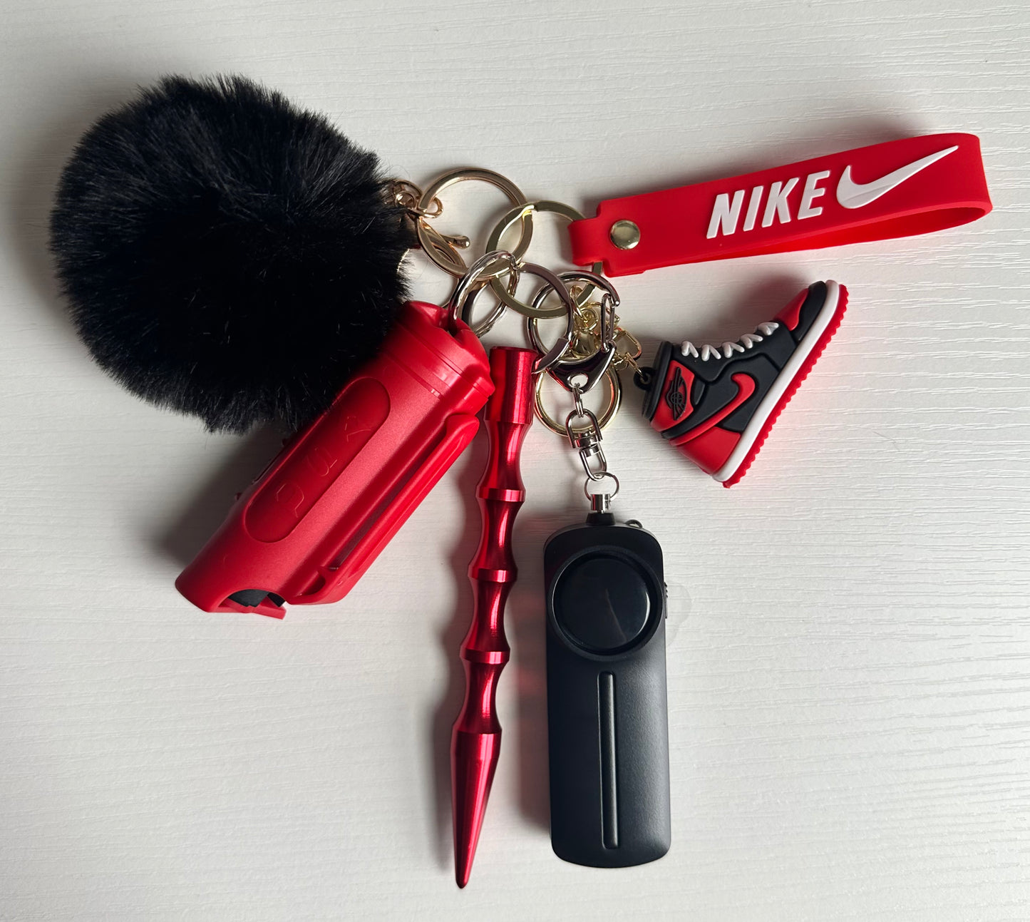 ❤️Self Defense Safety Keychain🖤
