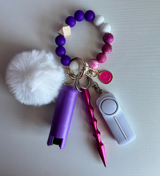Galaxy Self Defense Safety Keychain✨