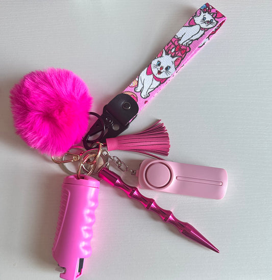 Kitty Cat Self Defense Safety Keychain 💖
