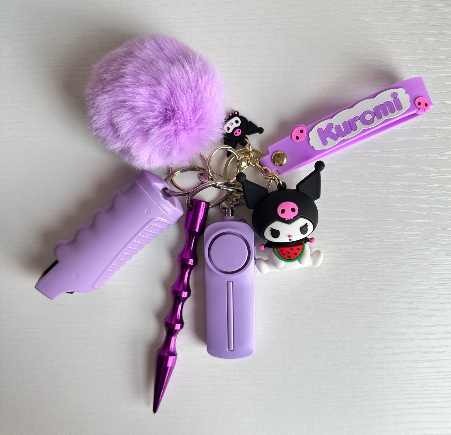 💜Self Defense Safety Keychain🖤
