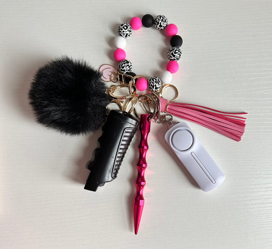 🩷Self Defense Safety Keychain🖤