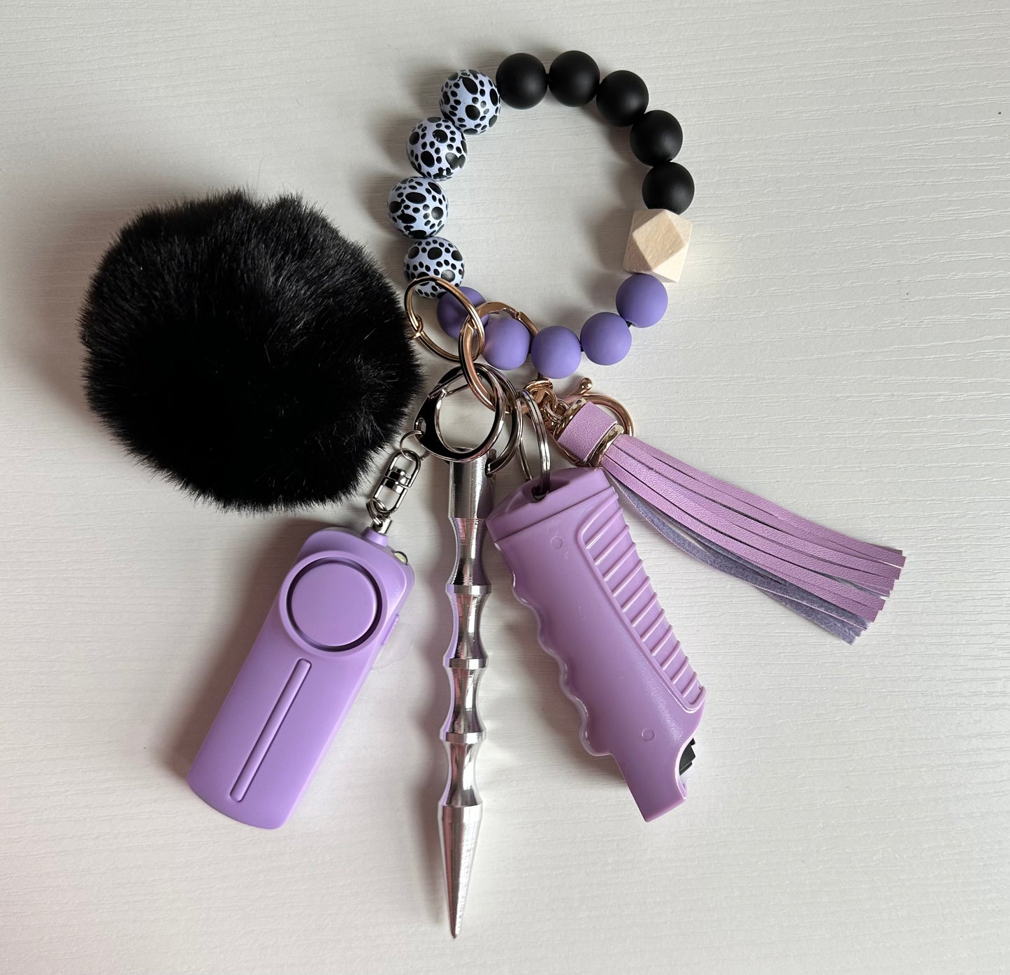 💜Self Defense Safety Keychain🖤